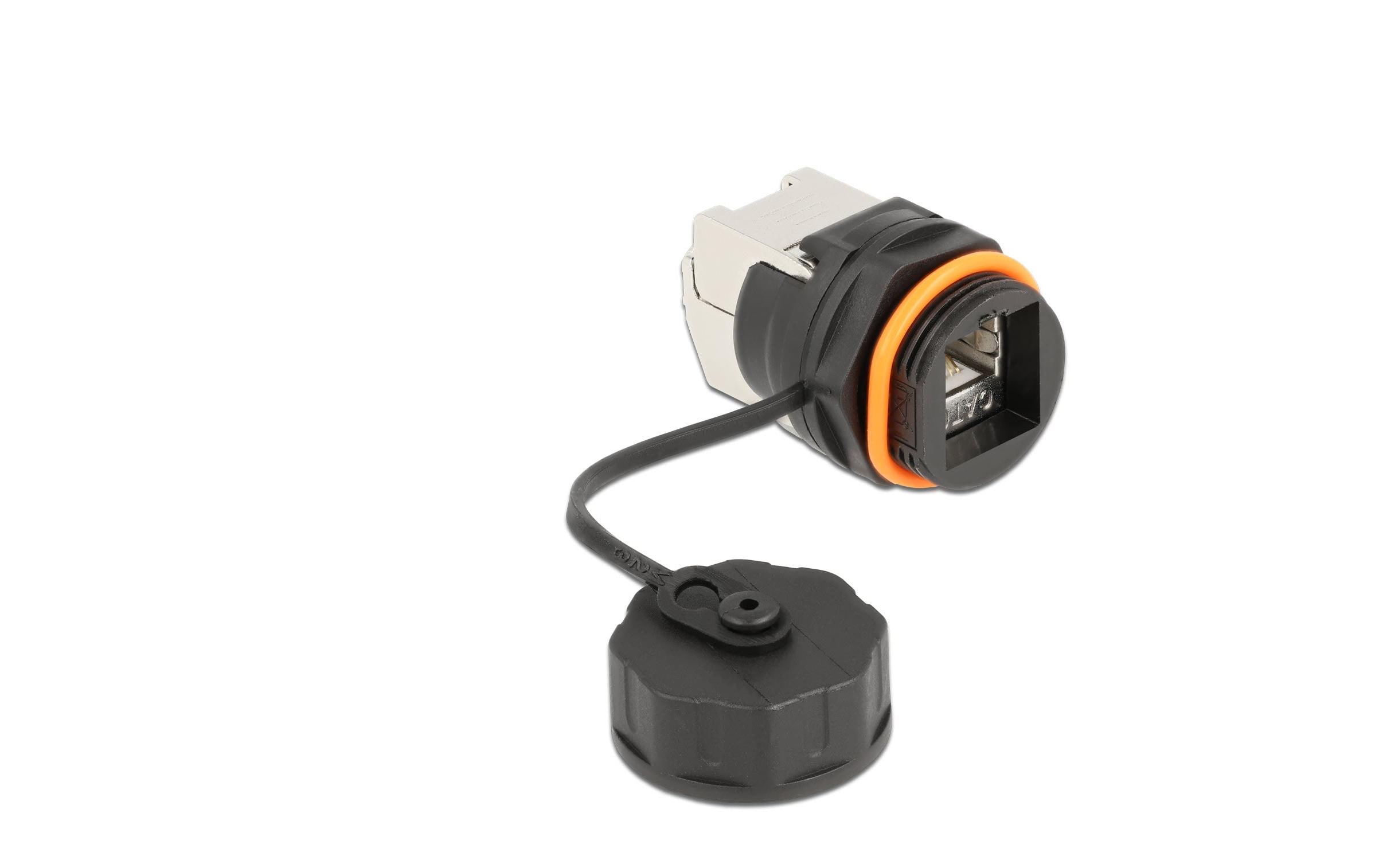 Delock Kabelverbinder RJ45 Buchse zu Cat.6A LSA 1 Stück, Rot Delock Kabelverbinder RJ45 Buchse zu Cat.6A LSA 1 Stück, Rot