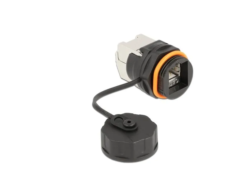 Delock Kabelverbinder RJ45 Buchse zu Cat.6A LSA 1 Stück, Rot Delock Kabelverbinder RJ45 Buchse zu Cat.6A LSA 1 Stück, Rot