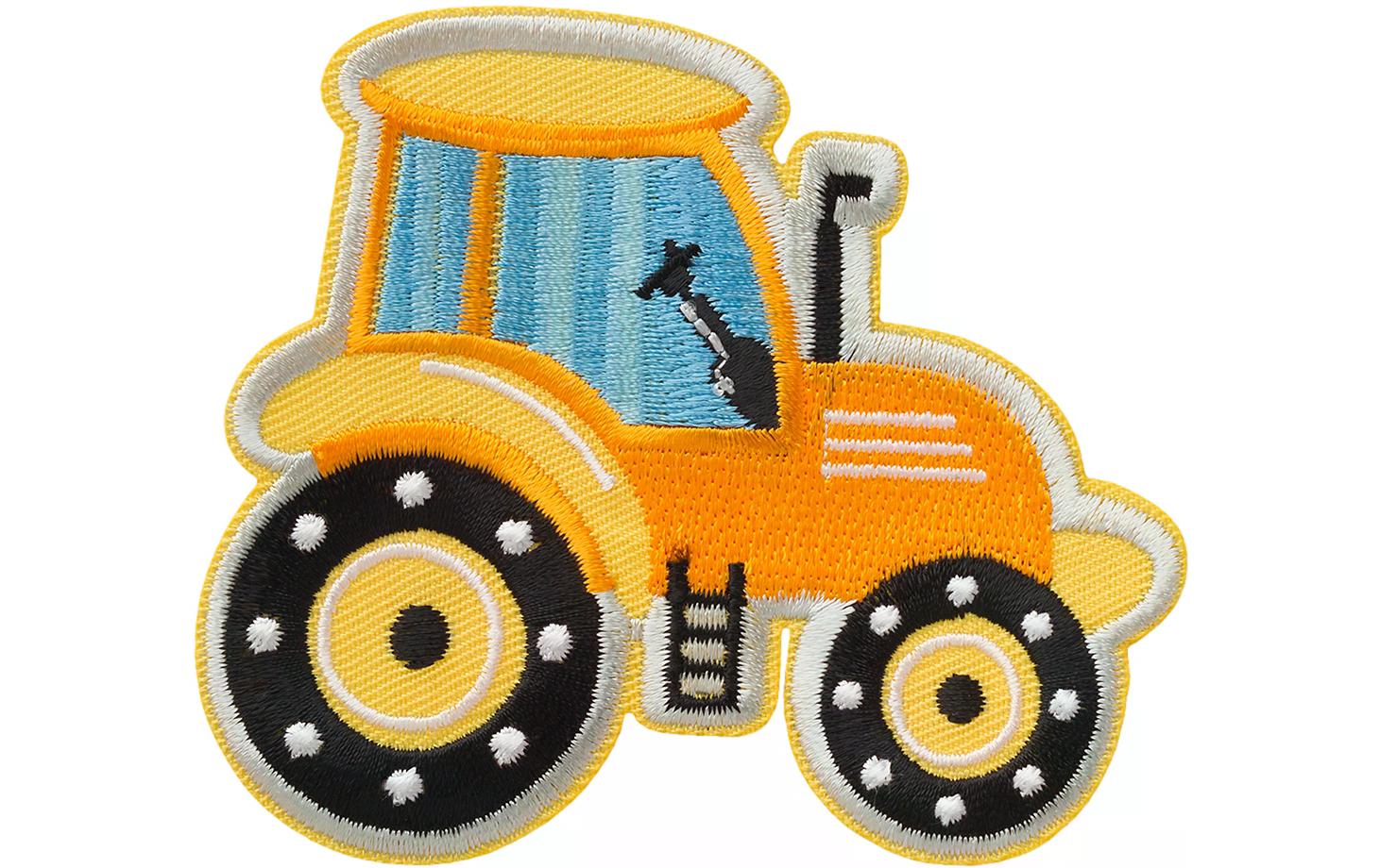 Mono-Quick Aufbügelbild Basic Traktor Gelb, 1 Stück Mono-Quick Aufbügelbild Basic Traktor Gelb, 1 Stück