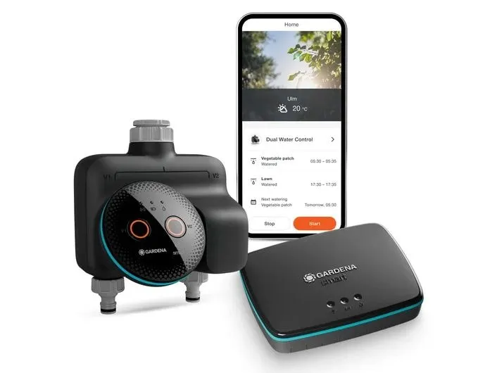 GARDENA Smart dual Wassersteuerungsset GARDENA Smart dual Wassersteuerungsset