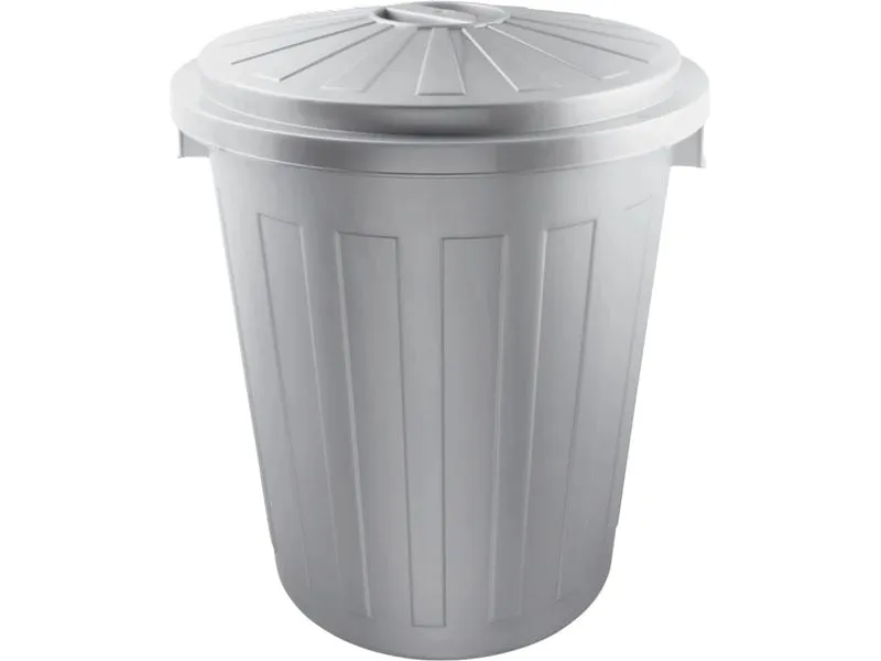 keeeper Abfalleimer Supermax 50 l, light silver