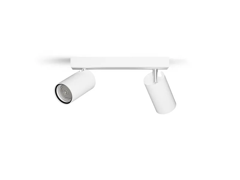 Philips Aufbauspot Idris GU10, IP44 Weiss, ohne Leuchtmittel