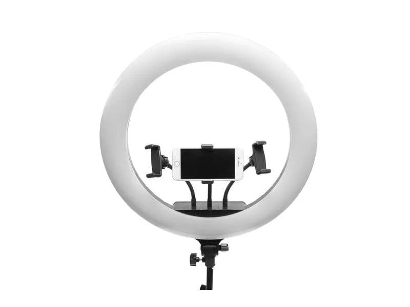 Rio Dimmbares LED Ring Light Make-up & Vlogging RL18 Ø 45 cm