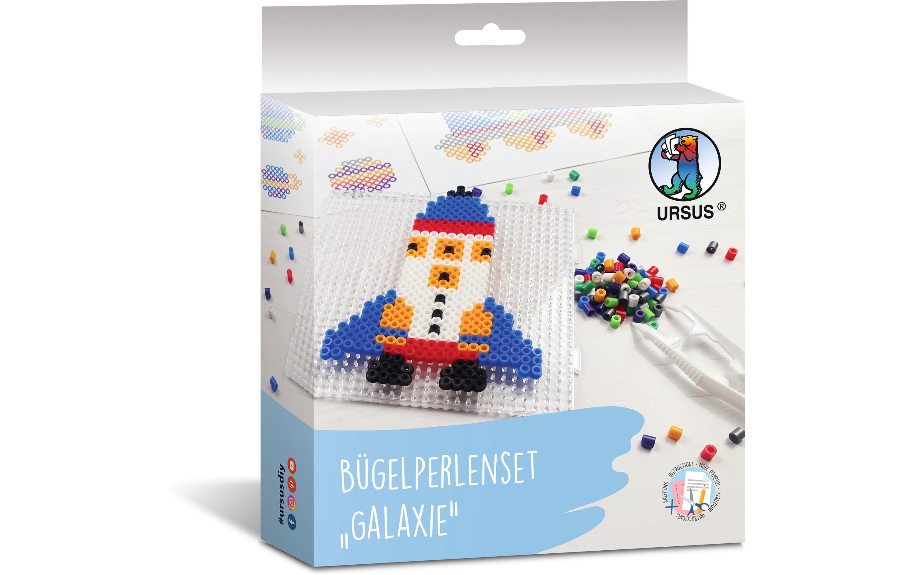 URSUS Bügelperlen Set Galaxie Mehrfarbig