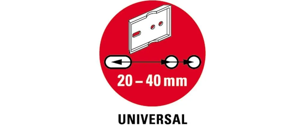BIASCA Toilettenpapierhalter 5.4 x 17 x 13.4 cm Chrom