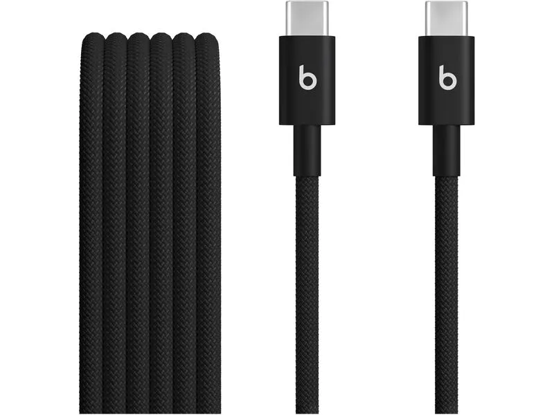 Apple Beats USB-C auf USB-C gewebtes Kabel, schwarz, 60W 1.5 m