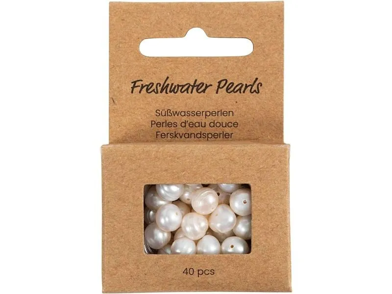 Creativ Company Perlen-Set Süsswasserperlen 4 mm Creativ Company Perlen-Set Süsswasserperlen 4 mm