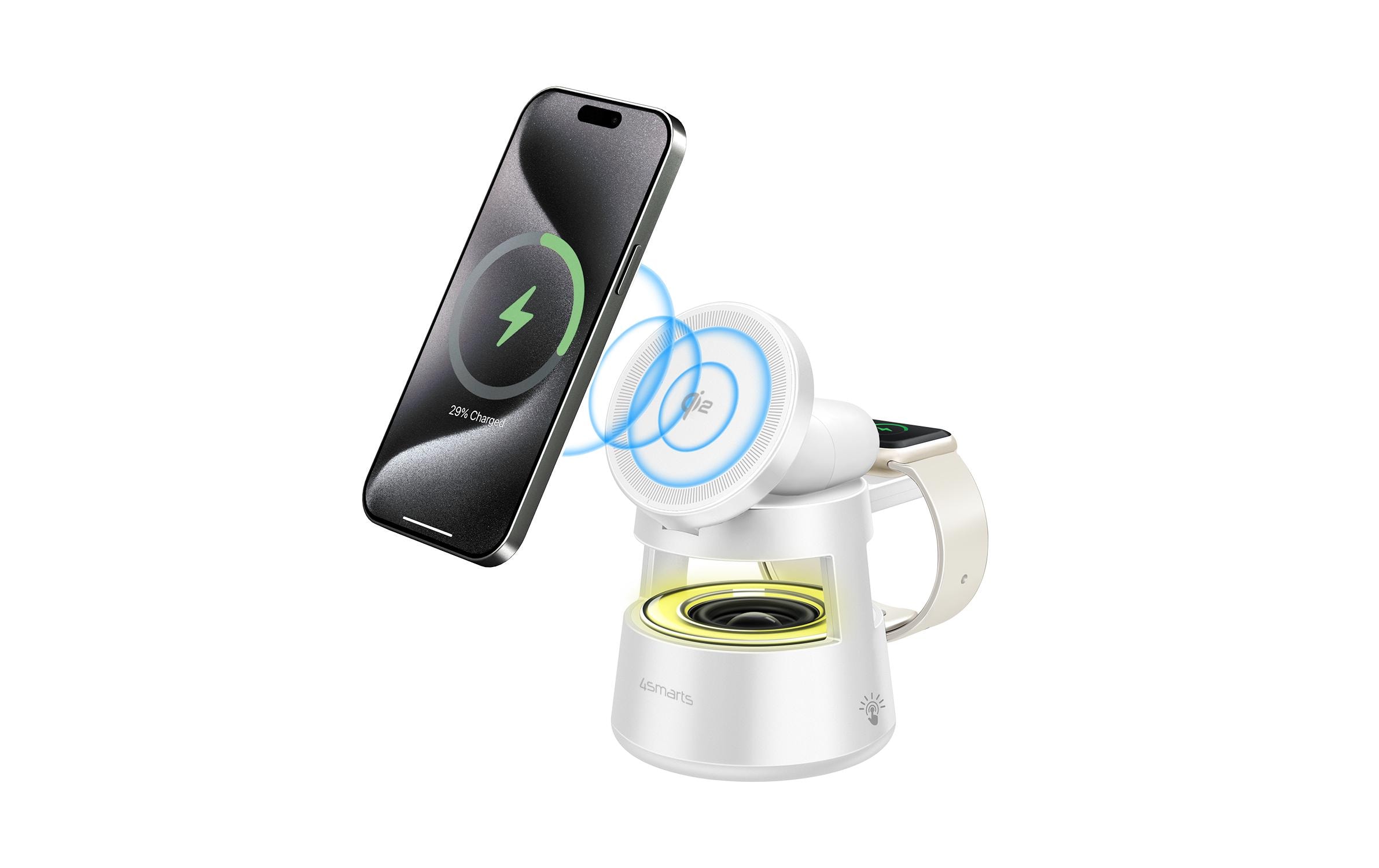 4smarts Wireless Charger Aura Sound 4smarts Wireless Charger Aura Sound