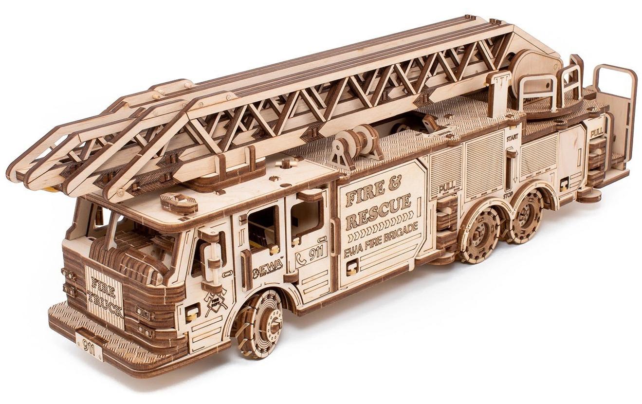 Eco-Wood-Art Bausatz Feuerwehrauto Eco-Wood-Art Bausatz Feuerwehrauto