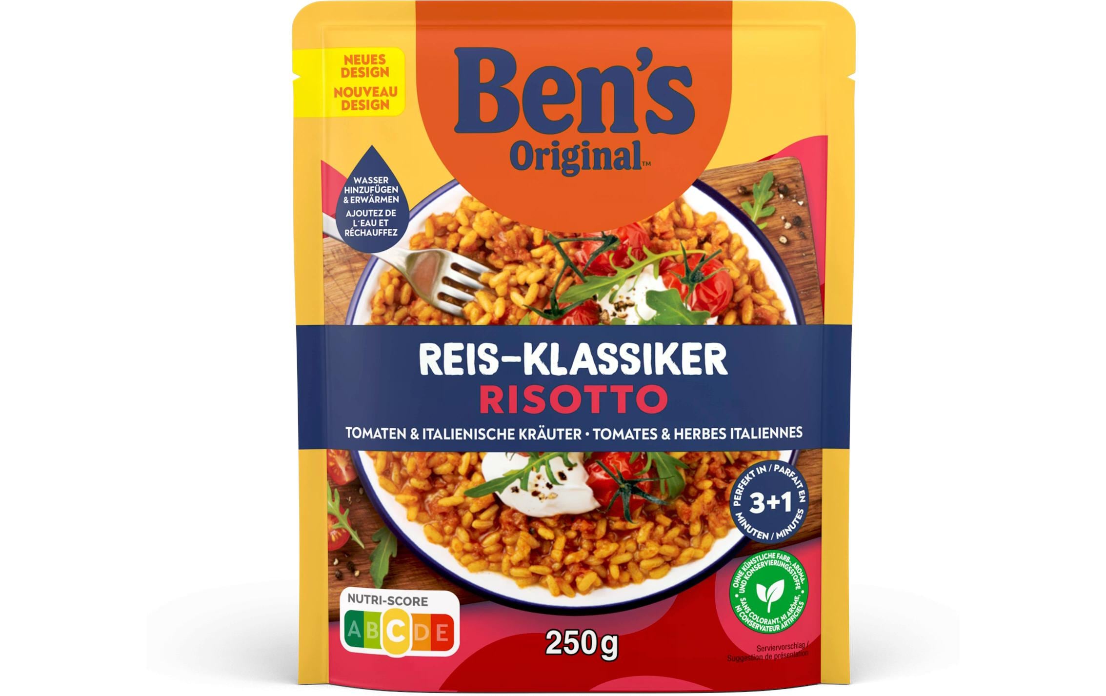 Ben's Original Fertiggericht Risotto Tomaten und italienische Kräuter 250 g Ben's Original Fertiggericht Risotto Tomaten und italienische Kräuter 250 g