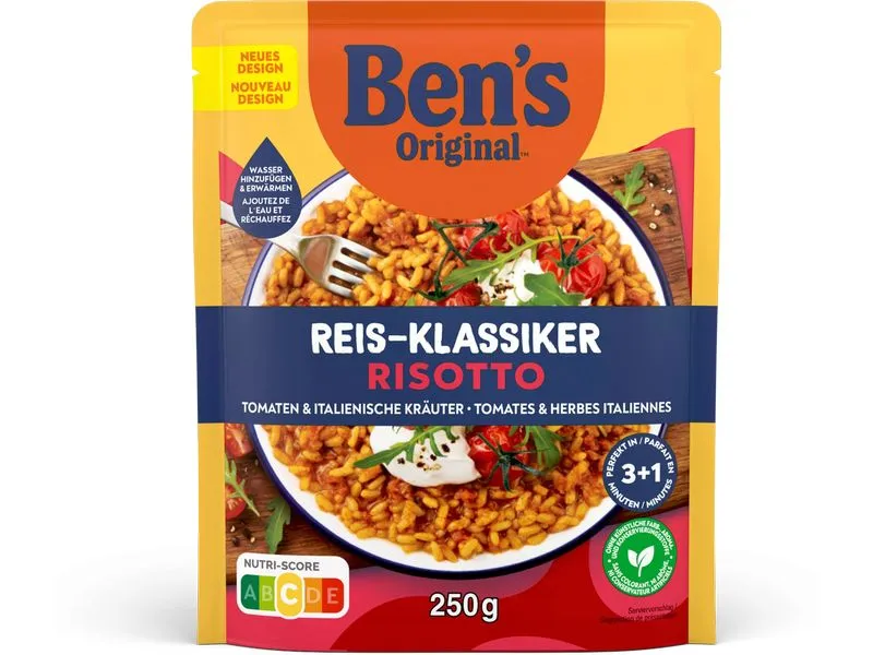 Ben's Original Fertiggericht Risotto Tomaten und italienische Kräuter 250 g Ben's Original Fertiggericht Risotto Tomaten und italienische Kräuter 250 g