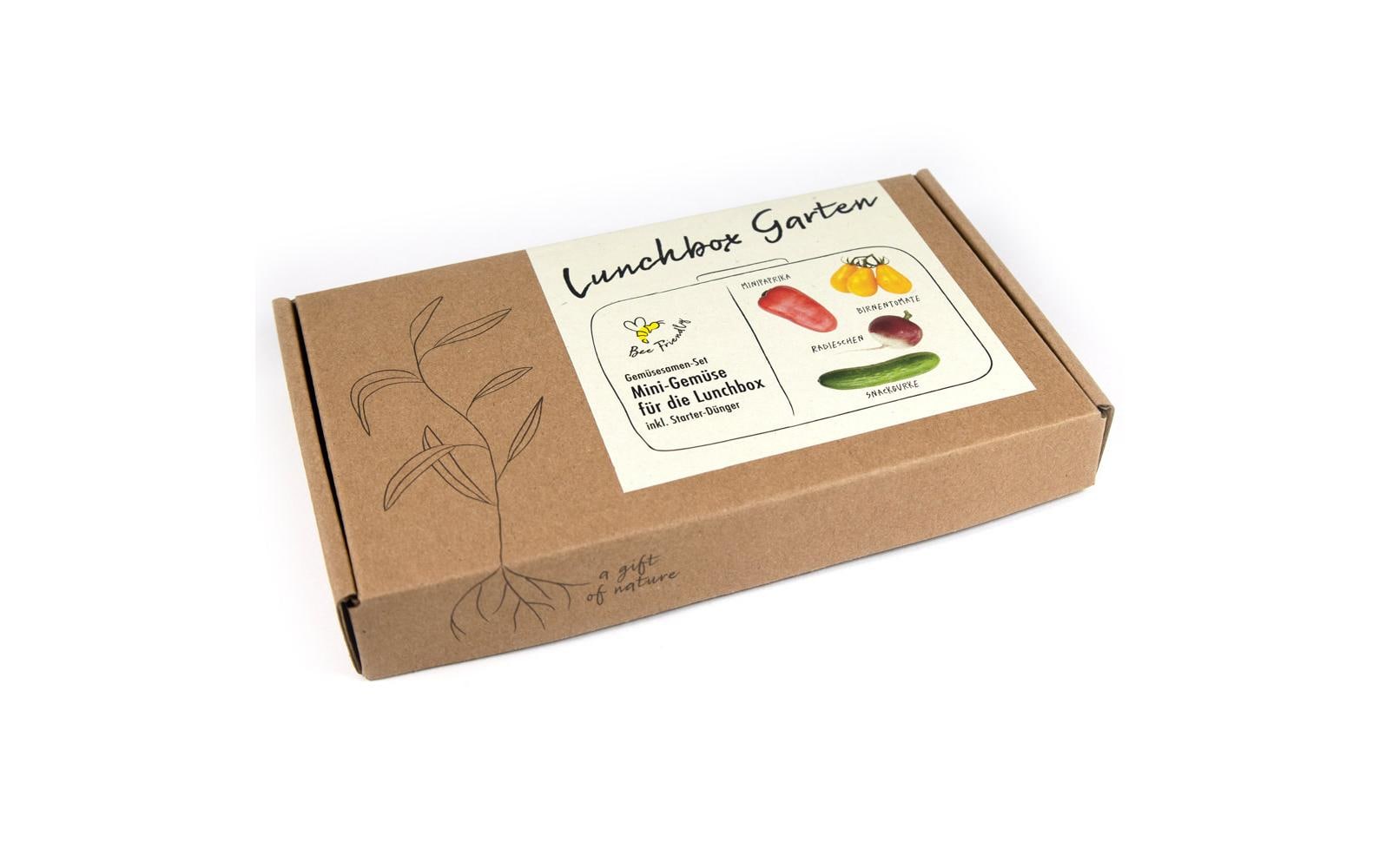 Naturkraftwerk Anzucht Lunchbox Garden, 4 Sorten Mini-Gemüse