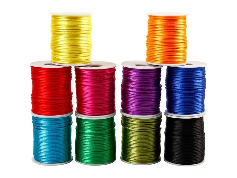 Creativ Company Satinband 2 mm x 50 m, mehrfarbig sortiert, 10 Stück Creativ Company Satinband 2 mm x 50 m, mehrfarbig sortiert, 10 Stück