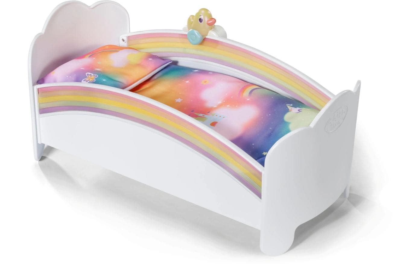 Baby Born Puppenzubehör Regenbogen Bett