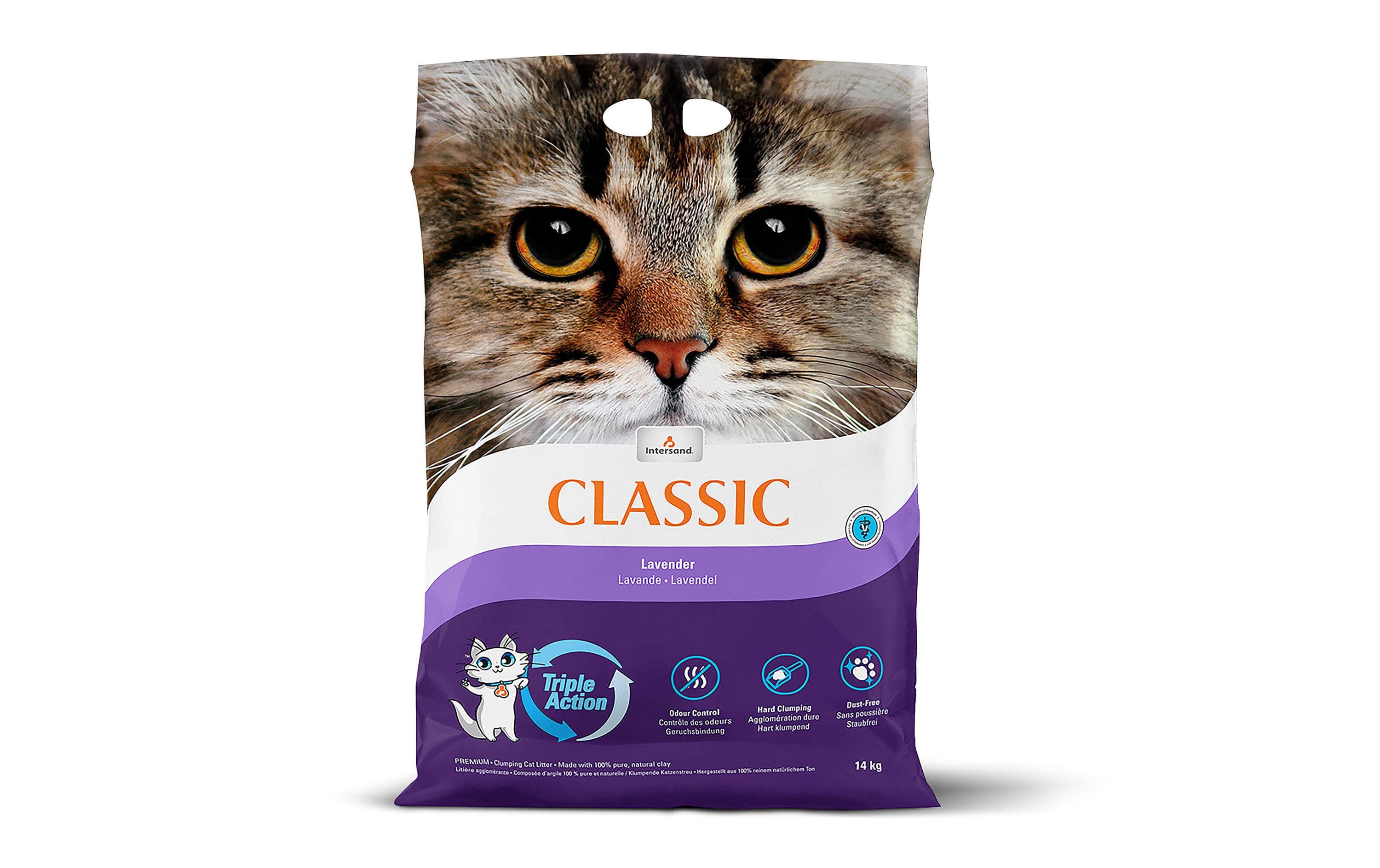 Intersand Katzenstreu Classic mit Lavendelduft 14 kg Intersand Katzenstreu Classic mit Lavendelduft 14 kg