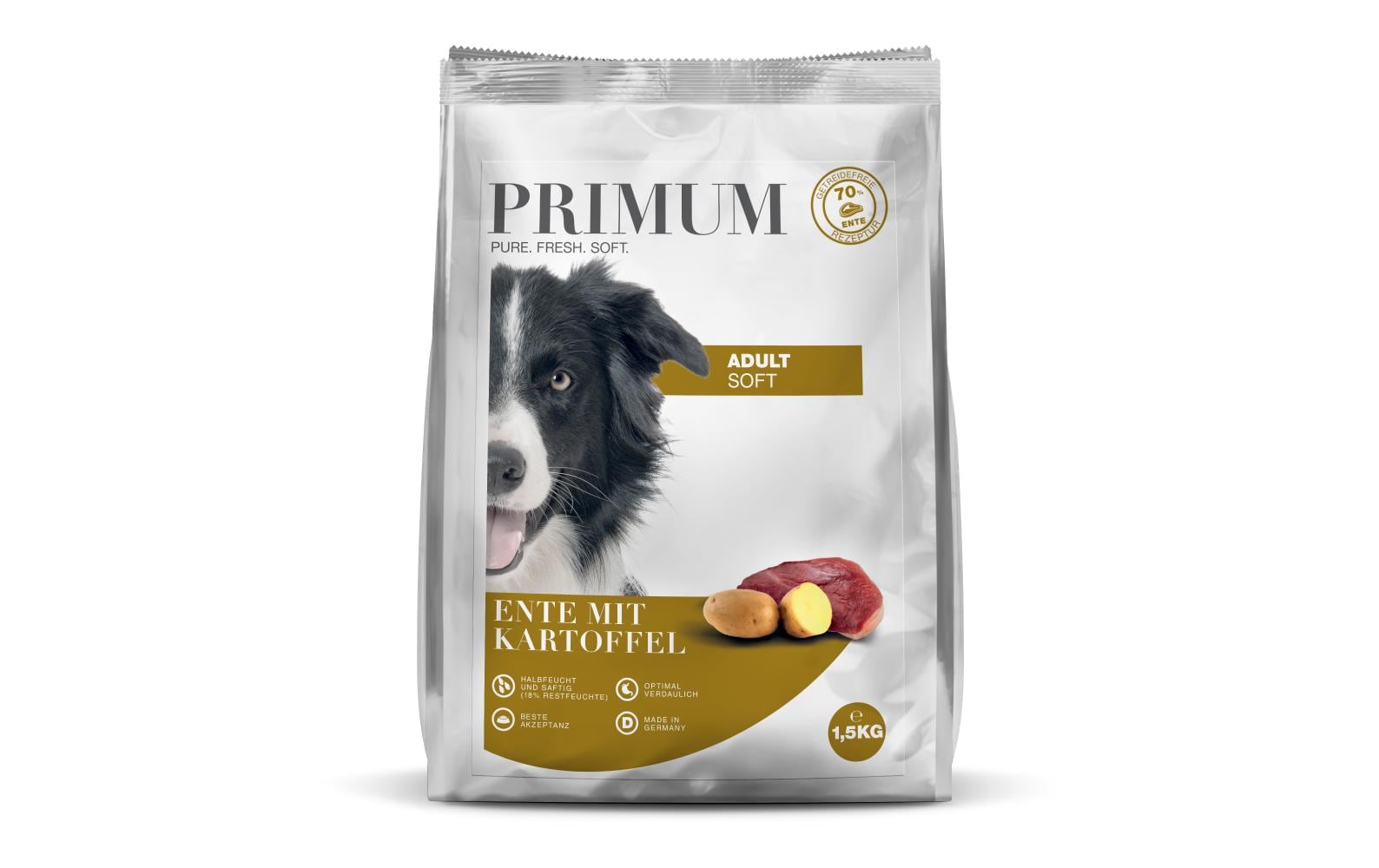 PRIMUM Halbfeuchtfutter Adult Ente mit Kartoffel 1.5 kg PRIMUM Halbfeuchtfutter Adult Ente mit Kartoffel 1.5 kg