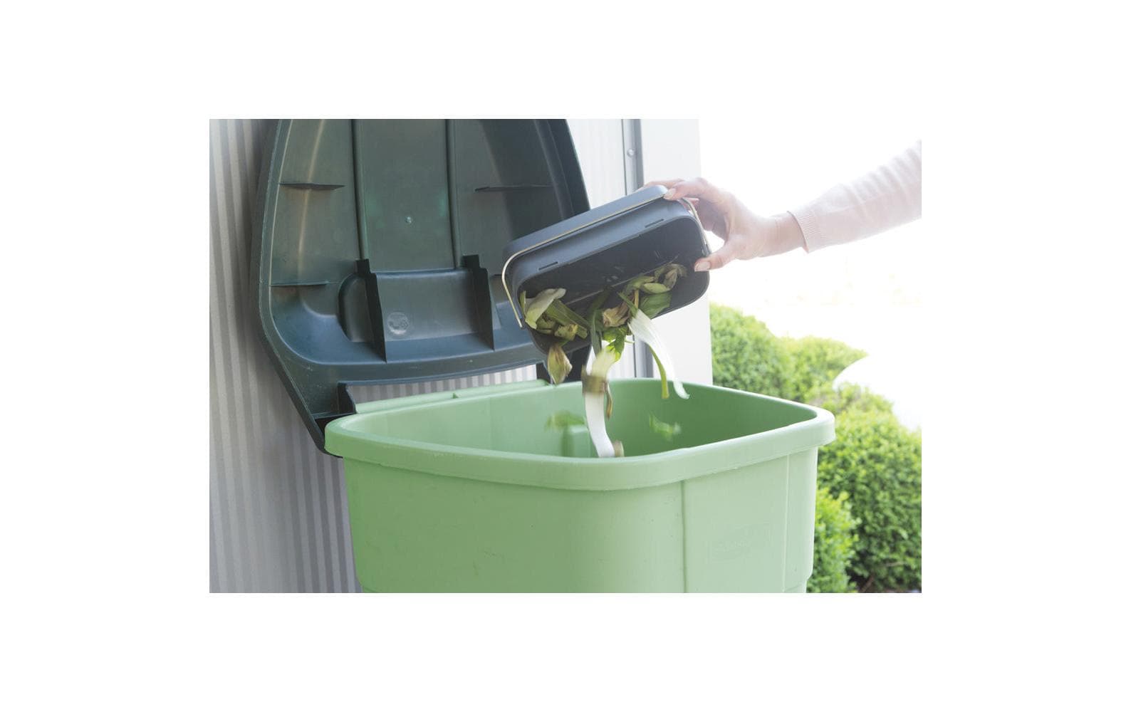 Brabantia Komposteimer 1.8 l, Dunkelgrau