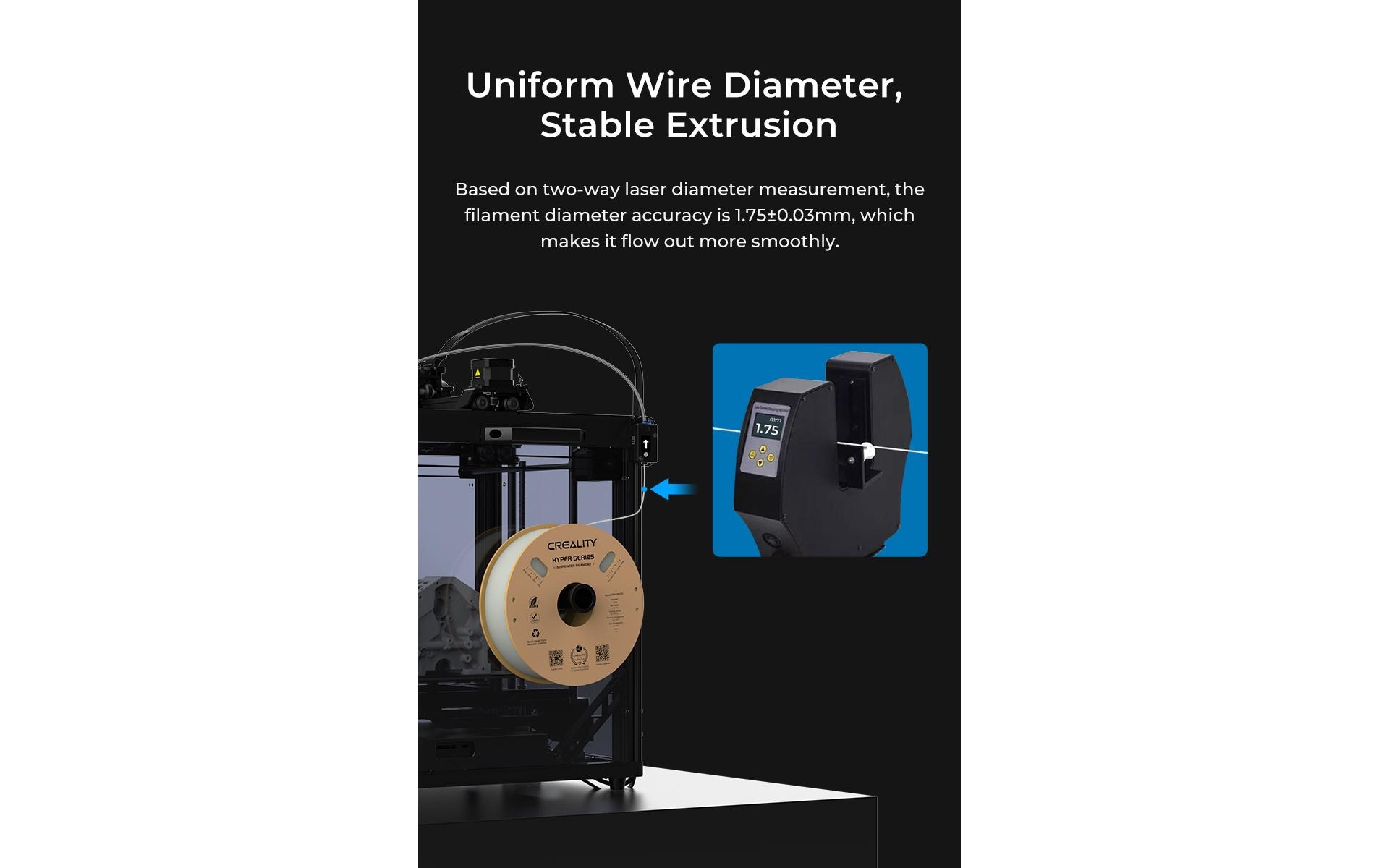 Creality Filament PLA Hyper, Peach, 1.75 mm, 1 kg