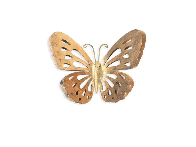 Wallxpert Wanddekoration Schmetterling 32 x 29 cm