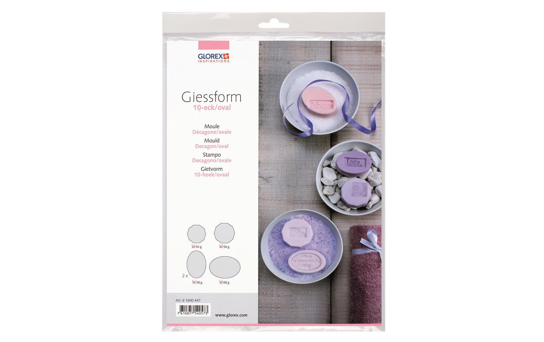 Glorex Giessform 10eck, Oval