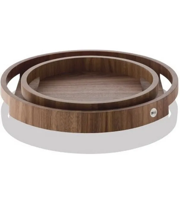 AdHoc Serviertablett Aura Braun
