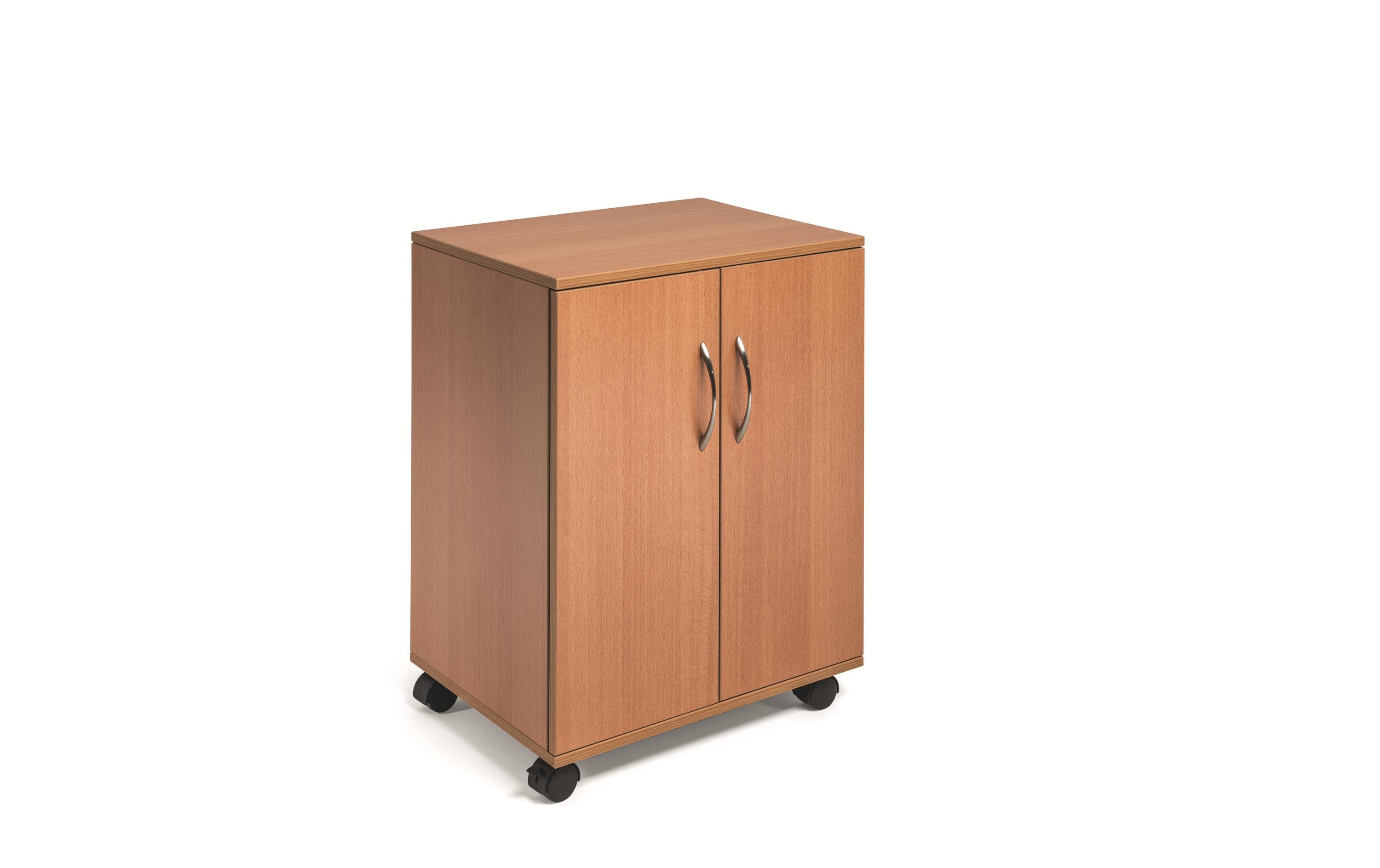 DURABLE Multifunktionswagen 74/53 2 Türen, 2 Böden, Braun