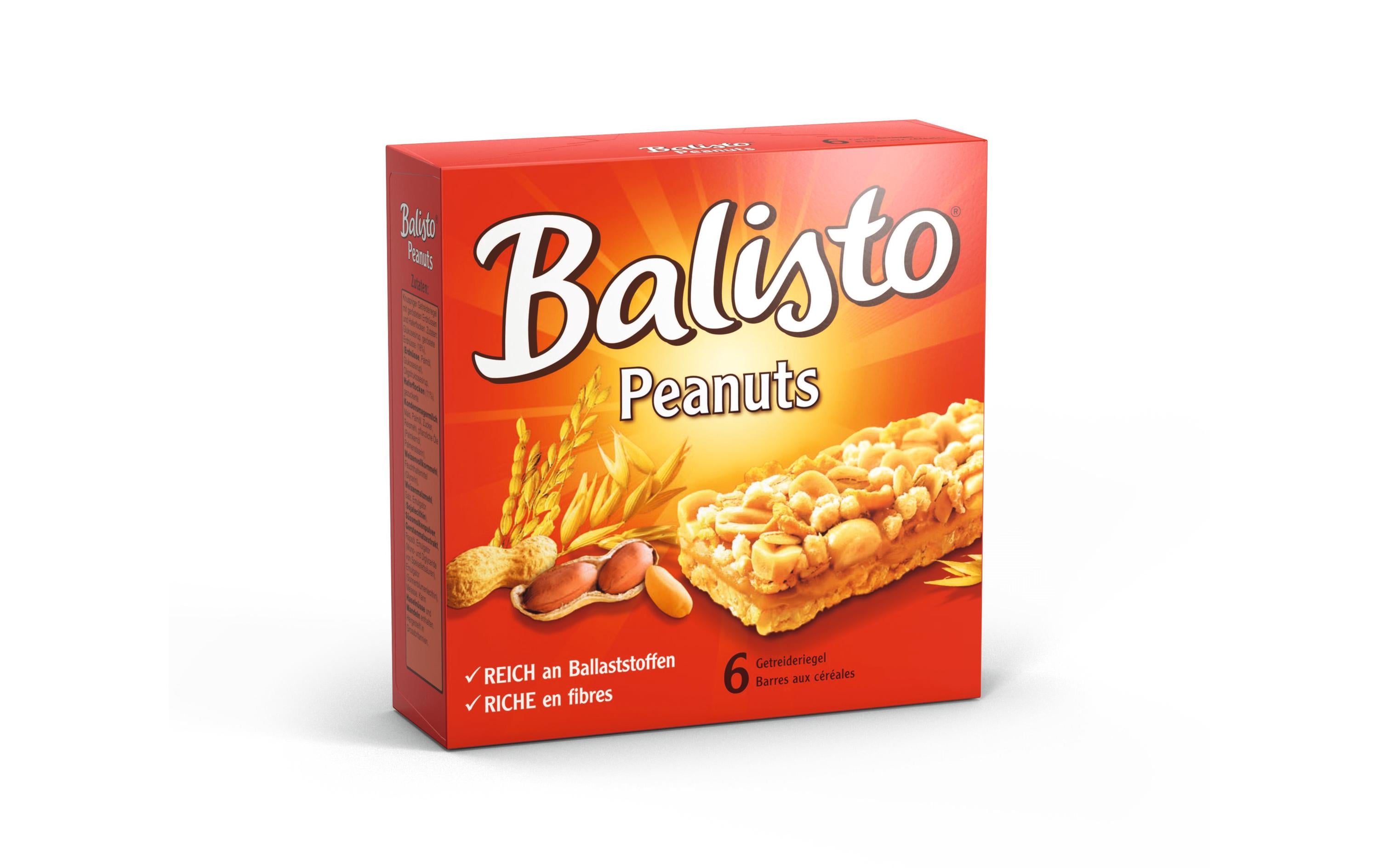 Balisto Riegel Peanuts 6 Stück Balisto Riegel Peanuts 6 Stück