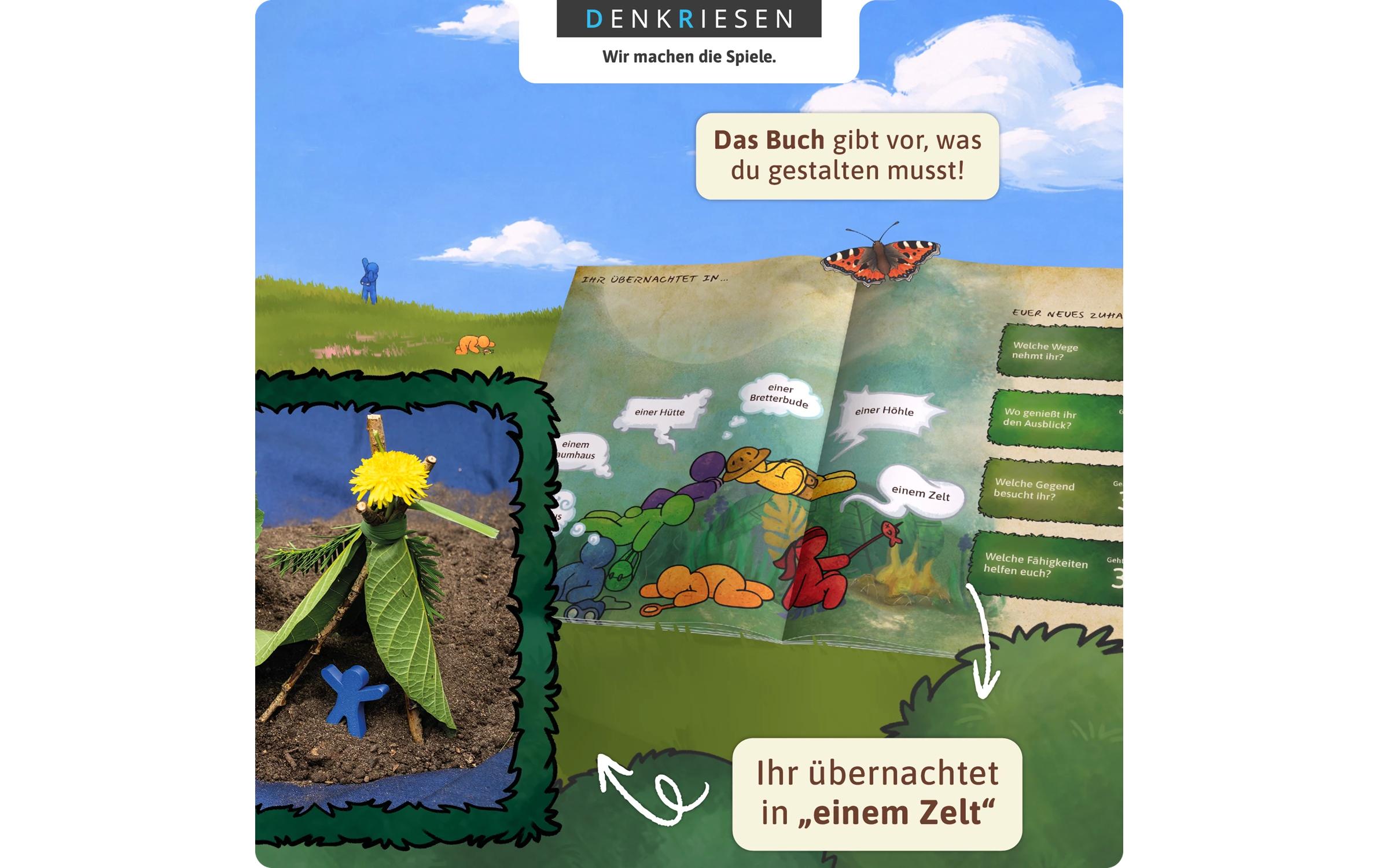 Denkriesen Familienspiel Freiluftwelten – Das Insel-Abenteuer -DE-