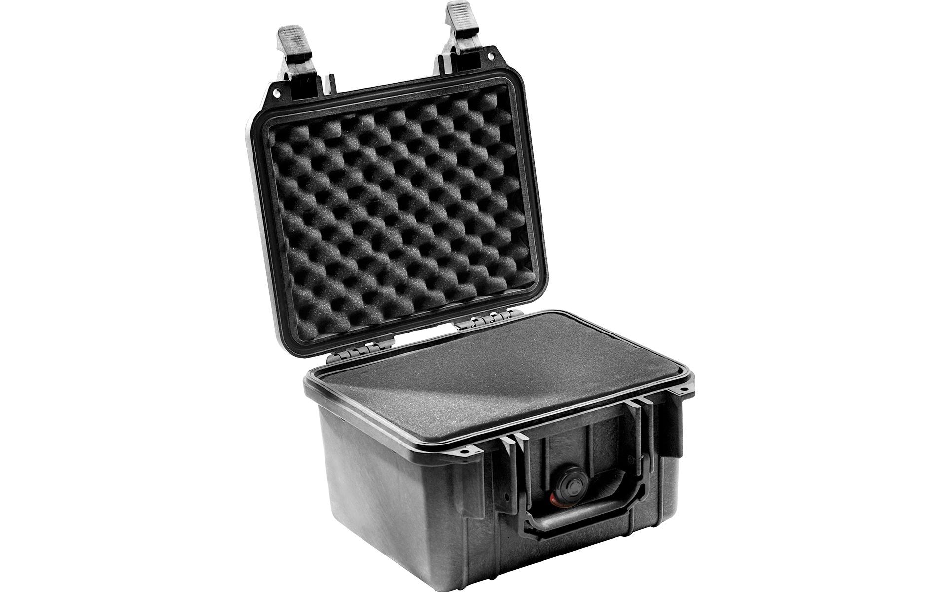 Peli Schutzkoffer 1300 mit Schaumstoffeinlage, Schwarz Peli Schutzkoffer 1300 mit Schaumstoffeinlage, Schwarz