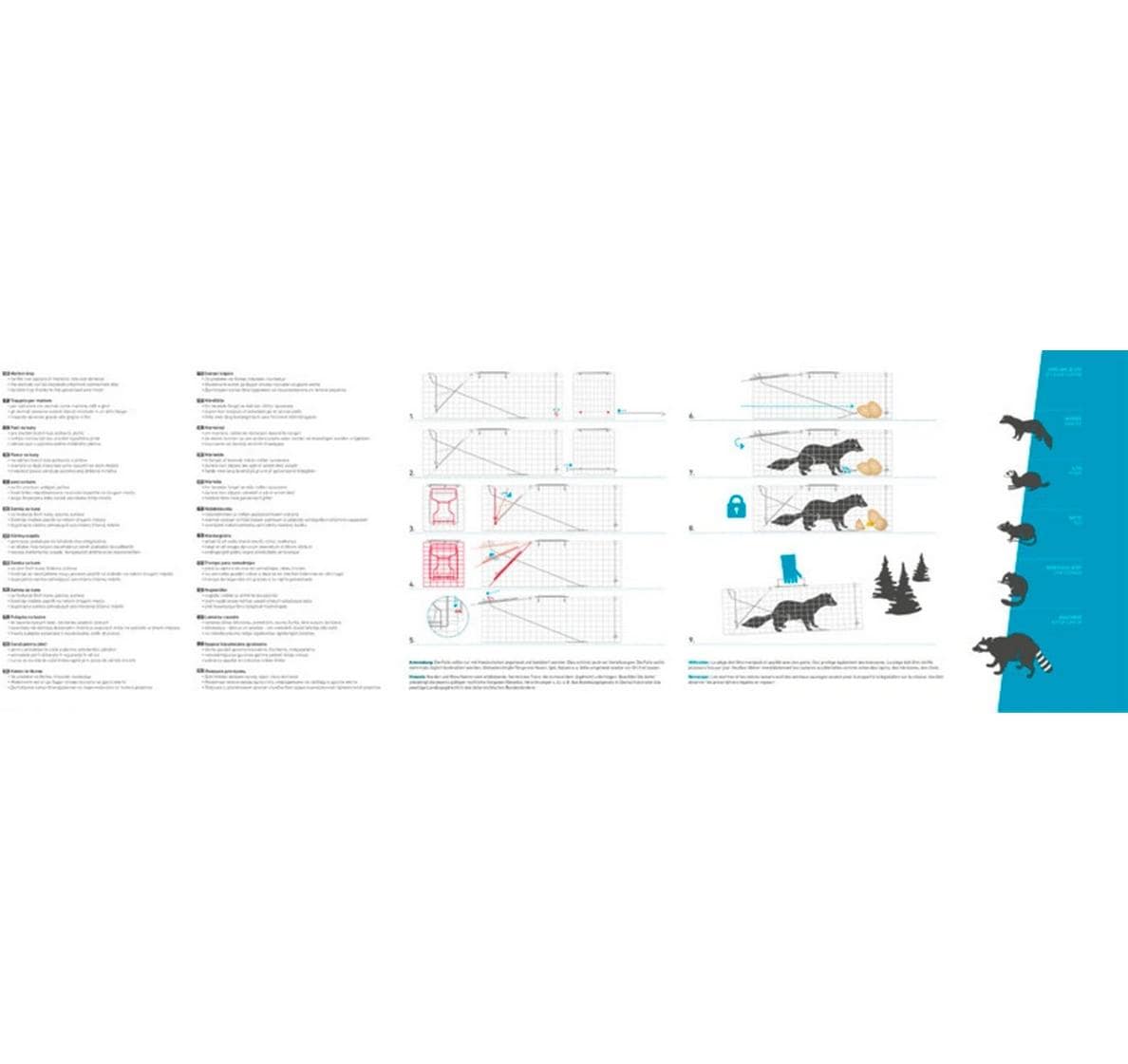 Windhager Marderfalle Drahtkasten 60 cm x 18 cm x 20 cm Windhager Marderfalle Drahtkasten 60 cm x 18 cm x 20 cm