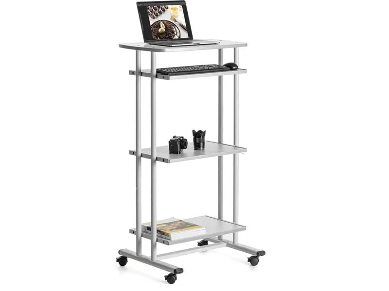 Rocada Computertisch 68 x 53 x 126 cm, Grau