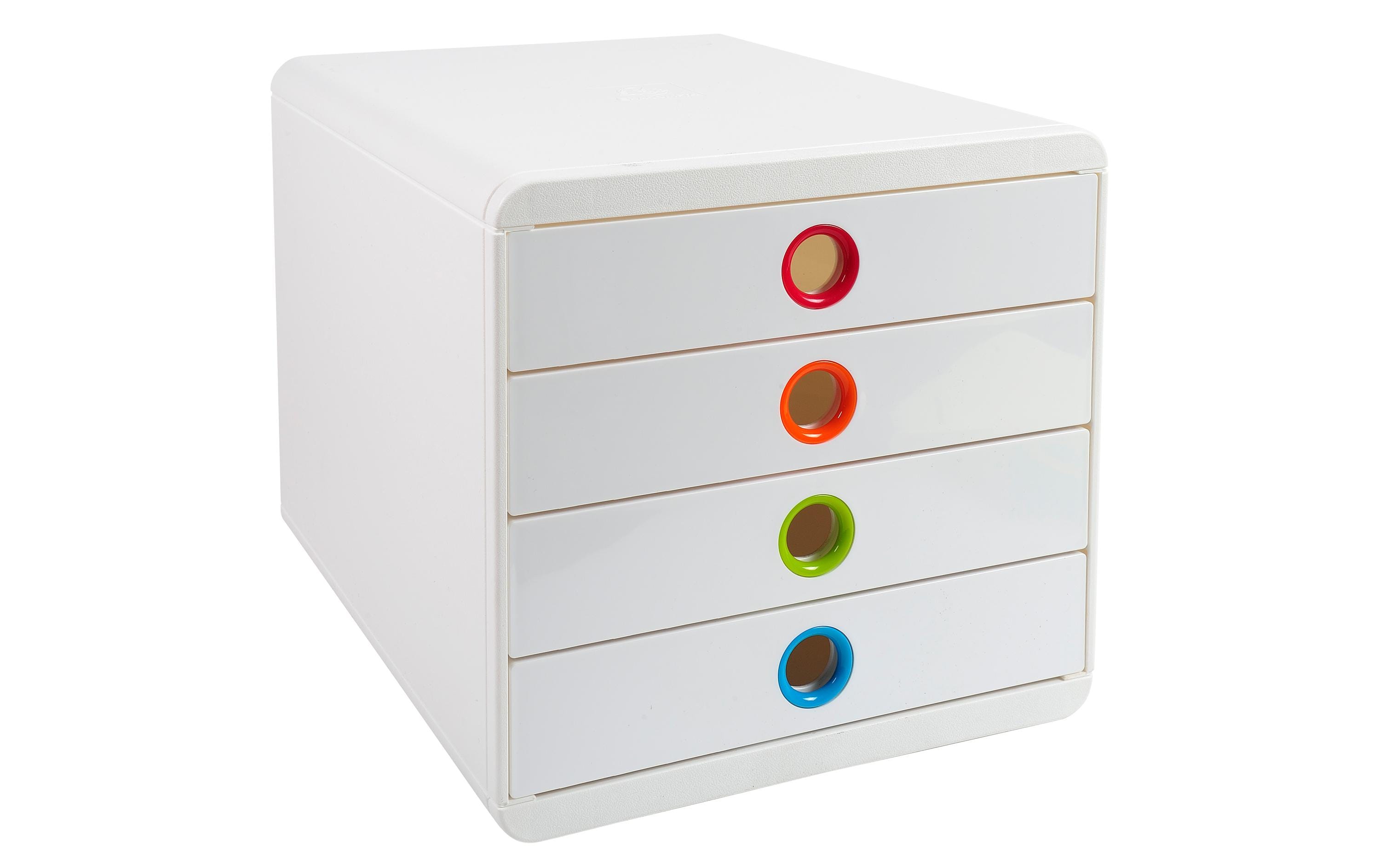 Exacompta Schubladenbox Pop-Box Weiss Exacompta Schubladenbox Pop-Box Weiss