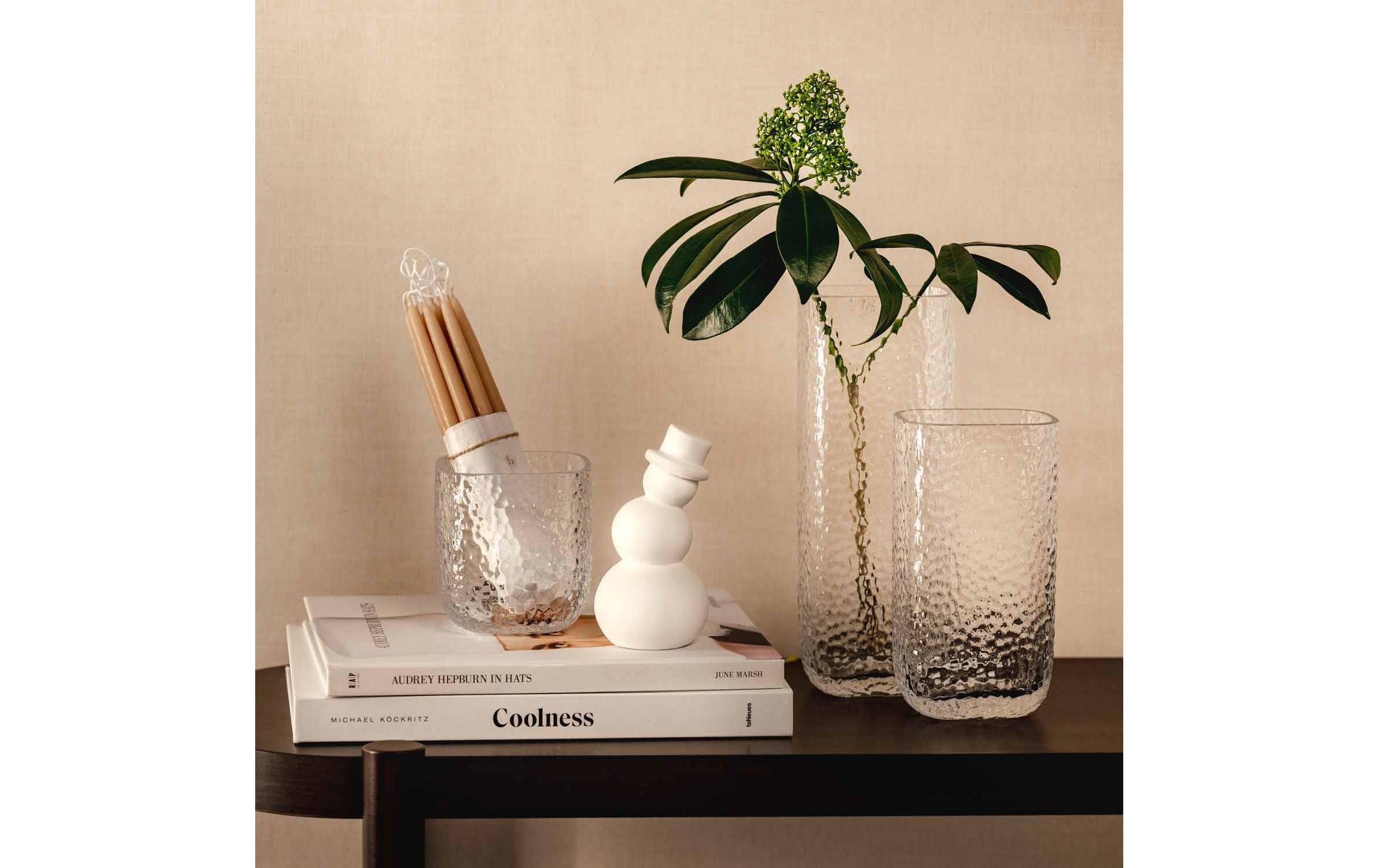 Leonardo Tischlicht Martello 4 Stück, 10 cm, Transparent