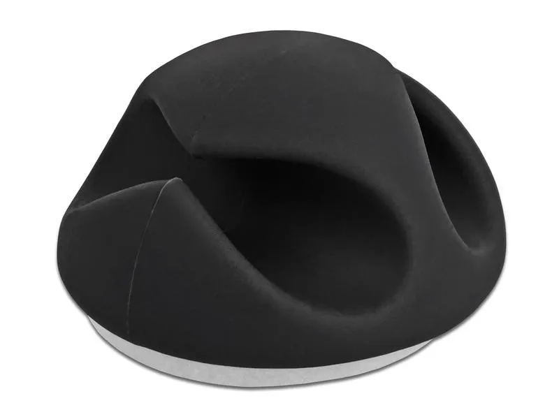 Delock Kabelhalter 29mm, für 2 Kabel, selbstklebend 6 Stück