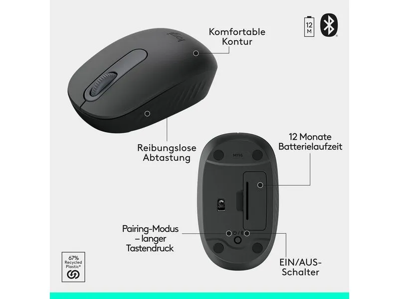 Logitech Tastatur-Maus-Set MK250 Graphite Logitech Tastatur-Maus-Set MK250 Graphite