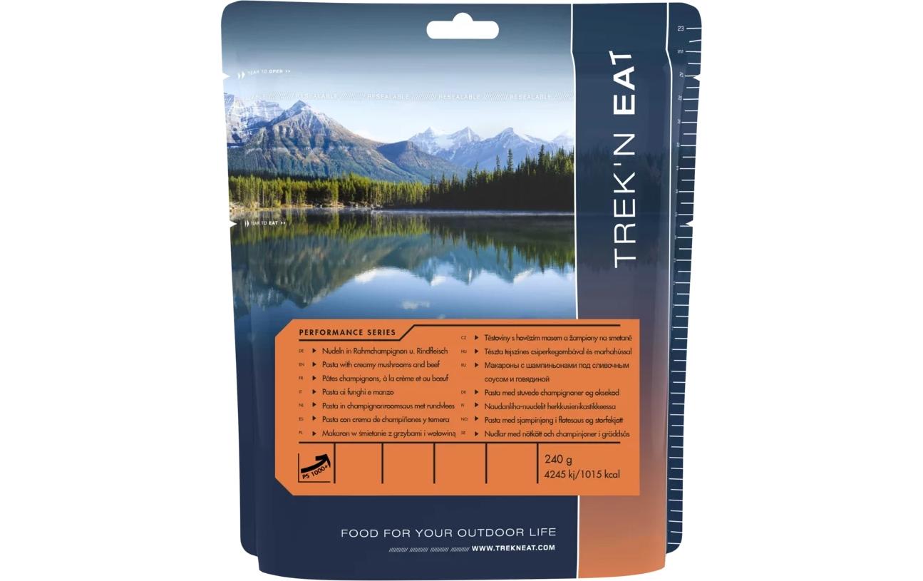 Trek 'N Eat Hauptgericht Nudeln in Rahmchampignon mit Rindfleisch, Trek 'N Eat Hauptgericht Nudeln in Rahmchampignon mit Rindfleisch,