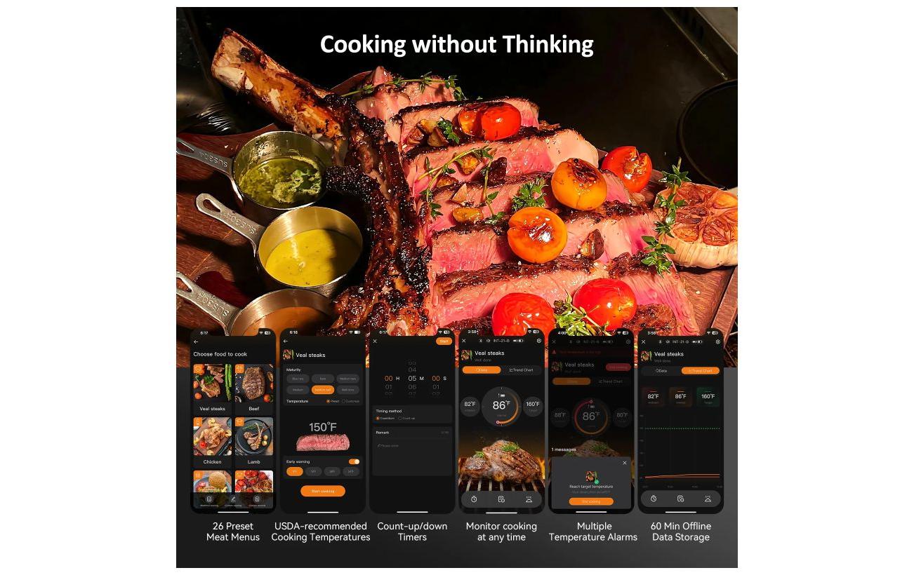 Inkbird Fleischthermometer INT-21-B Inkbird Fleischthermometer INT-21-B