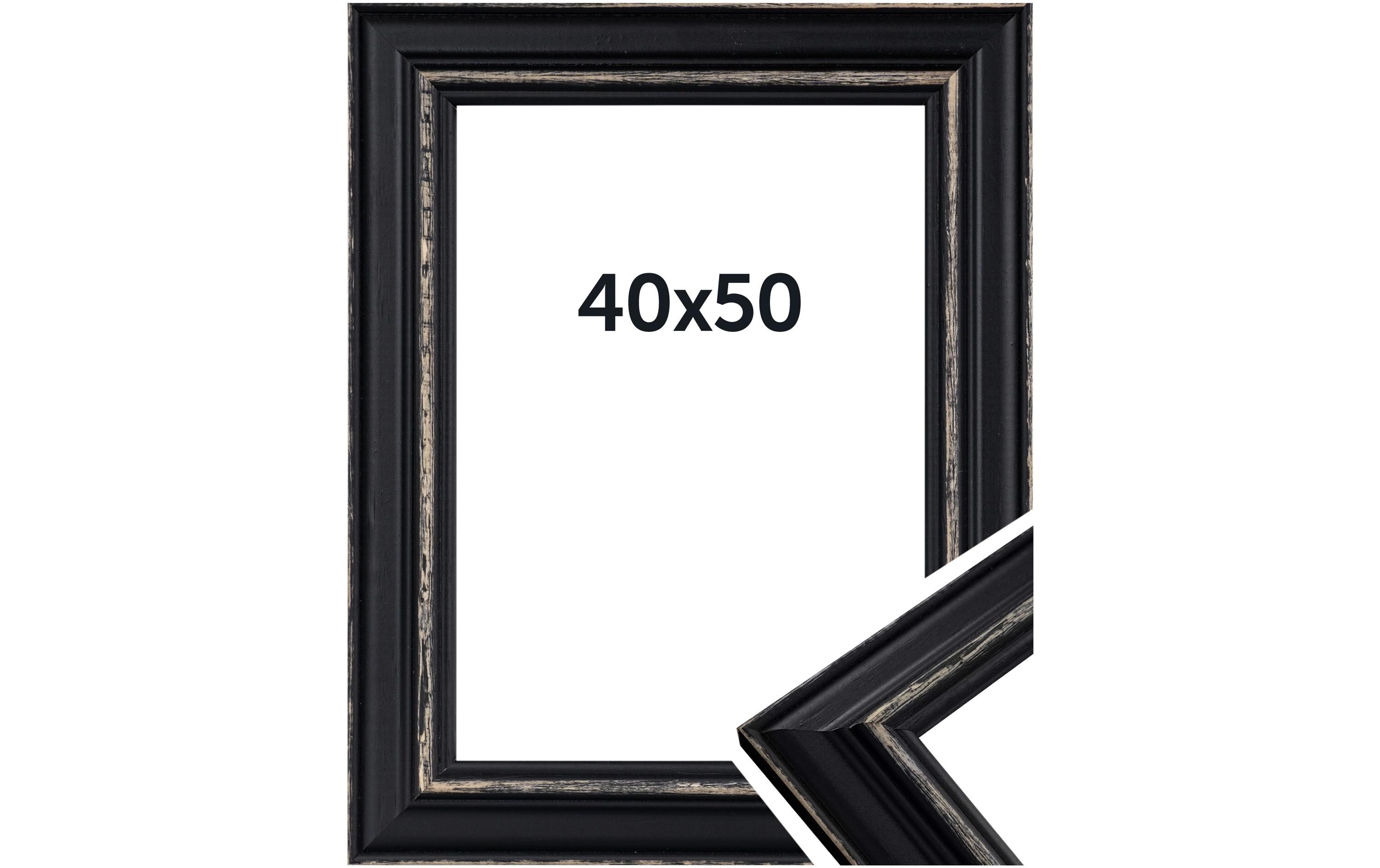 Dörr Bilderrahmen Boho, Schwarz, 40 x 50 cm