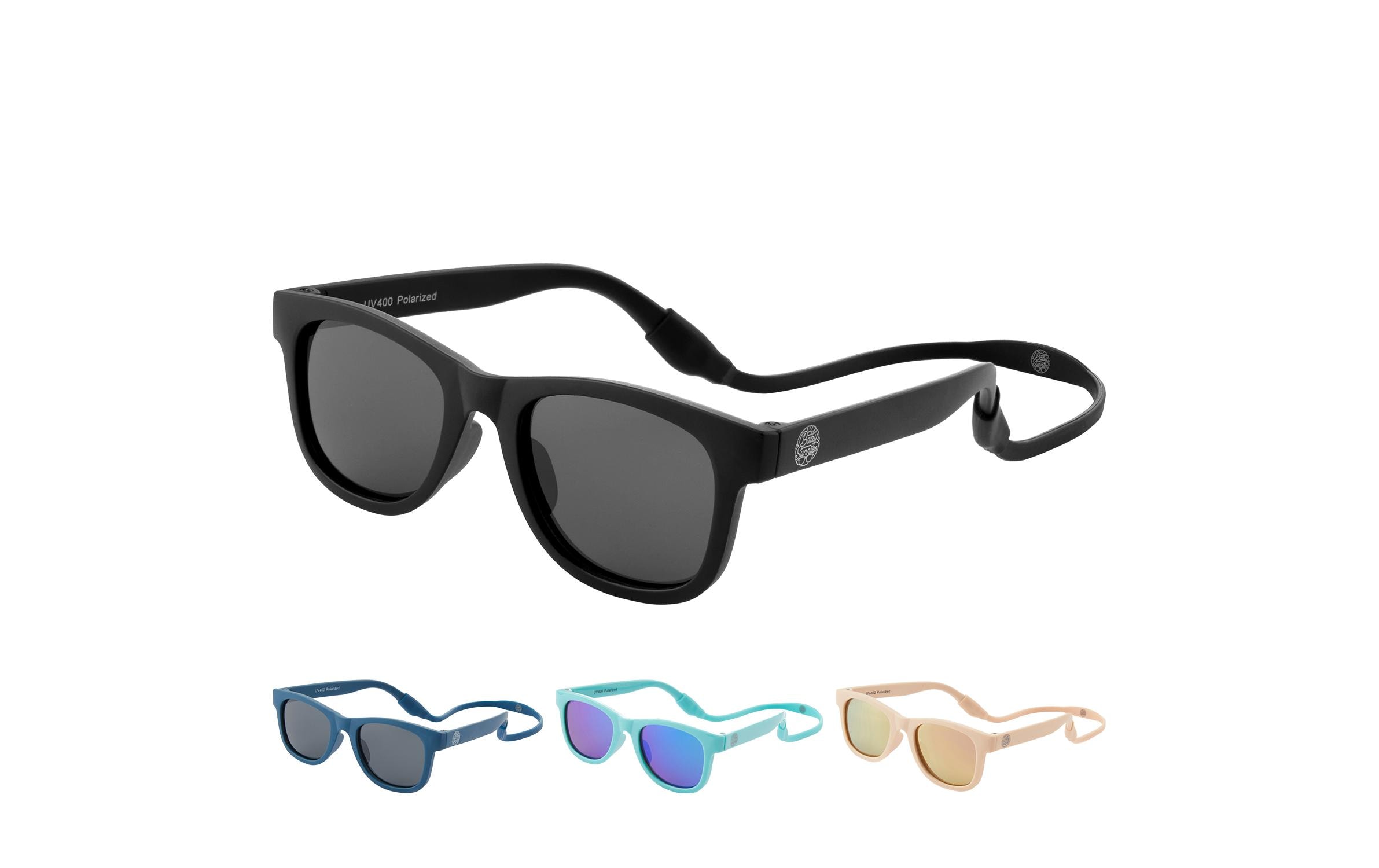 Baby Sunnies Baby-Sonnenbrille mit Band Schwarz Baby Sunnies Baby-Sonnenbrille mit Band Schwarz