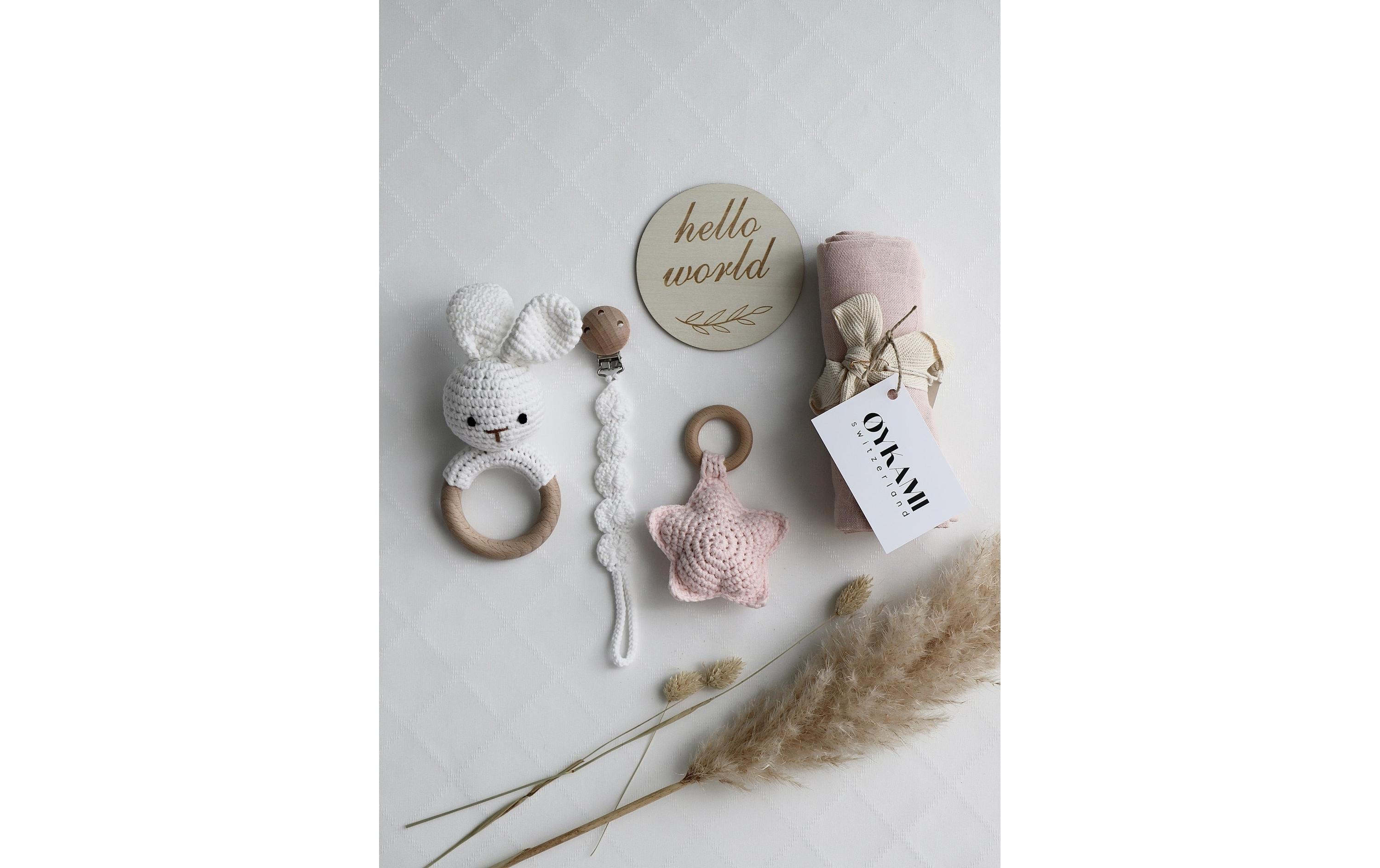 Oykami Geschenkset Estland Rosa mit Hase