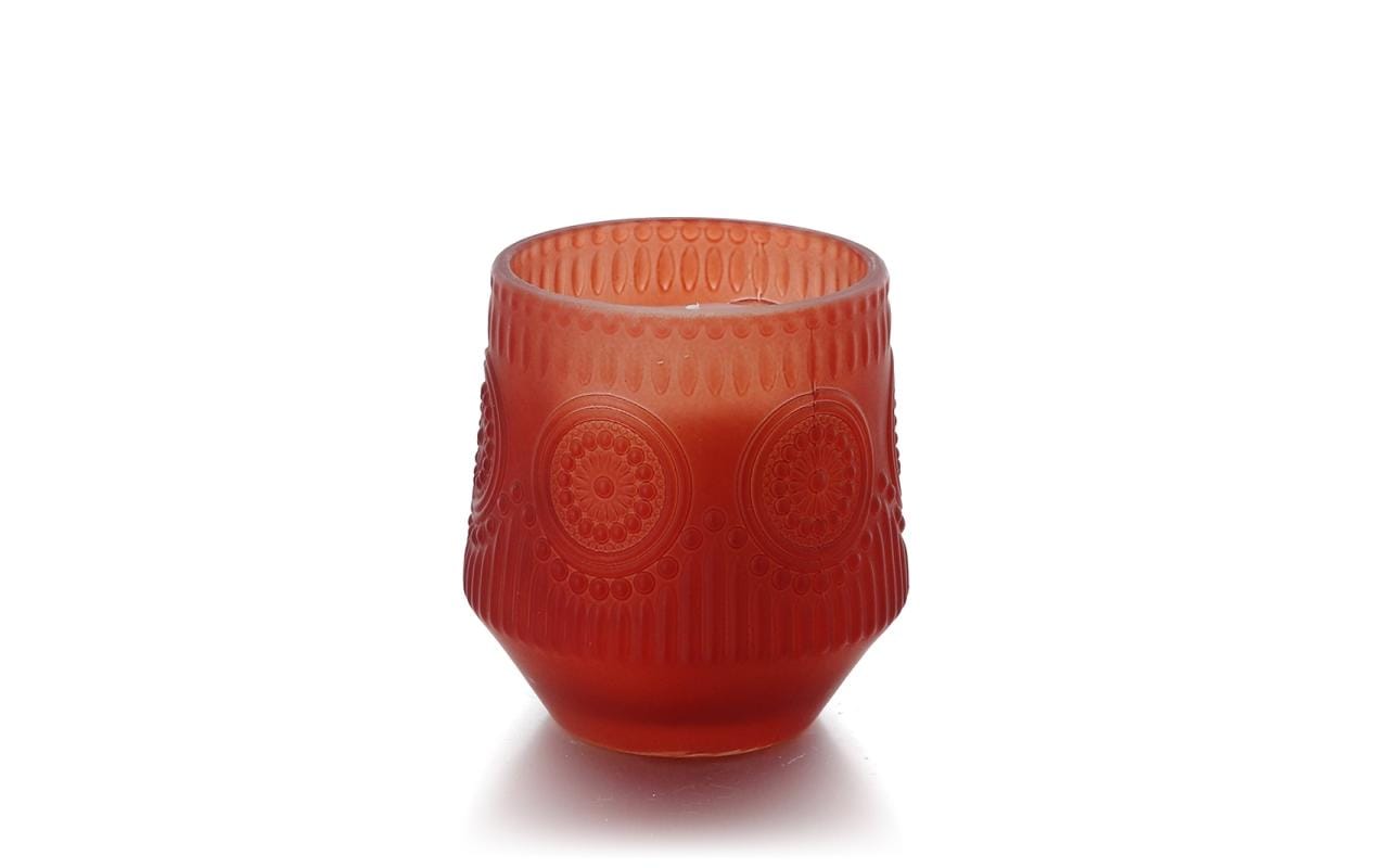 balthasar Duftkerze Barok Rot, Glas