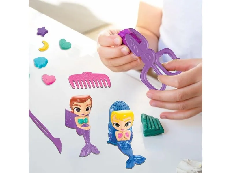 Cra-Z-Art Knetspiel Softee Dough Meerjungfrau Friseursalon