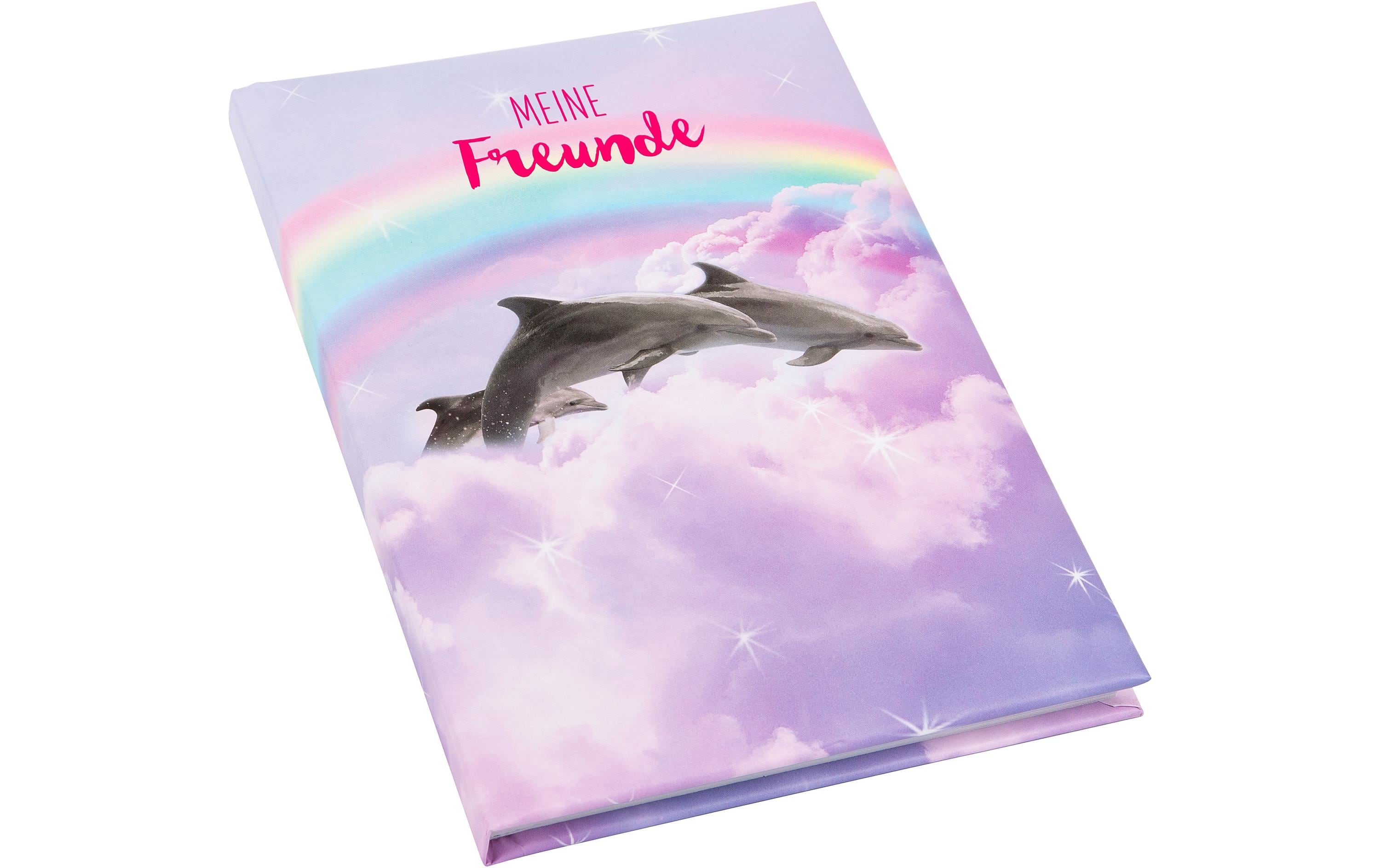 Goldbuch Freundebuch Delfine A5, 88 Seiten