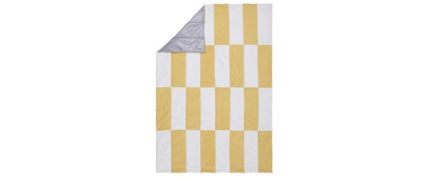 Urbanara Picknickdecke Tamina 180 x 120 cm - Sandgelb / Naturweiss Urbanara Picknickdecke Tamina 180 x 120 cm - Sandgelb / Naturweiss