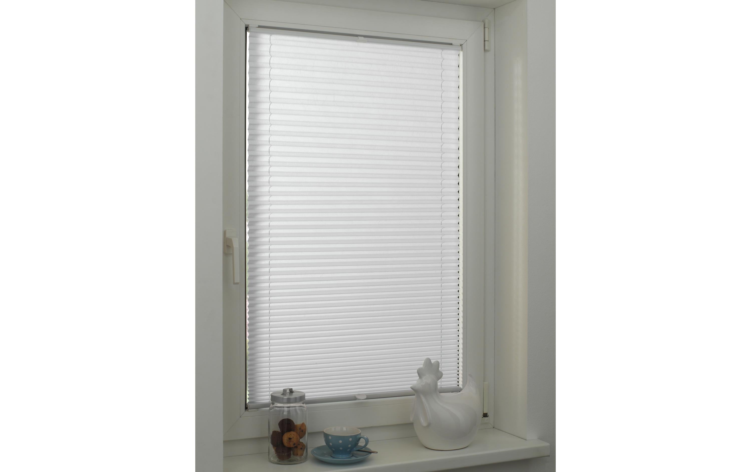 Gardinia Plissée Concept 40 x 130 cm, Weiss