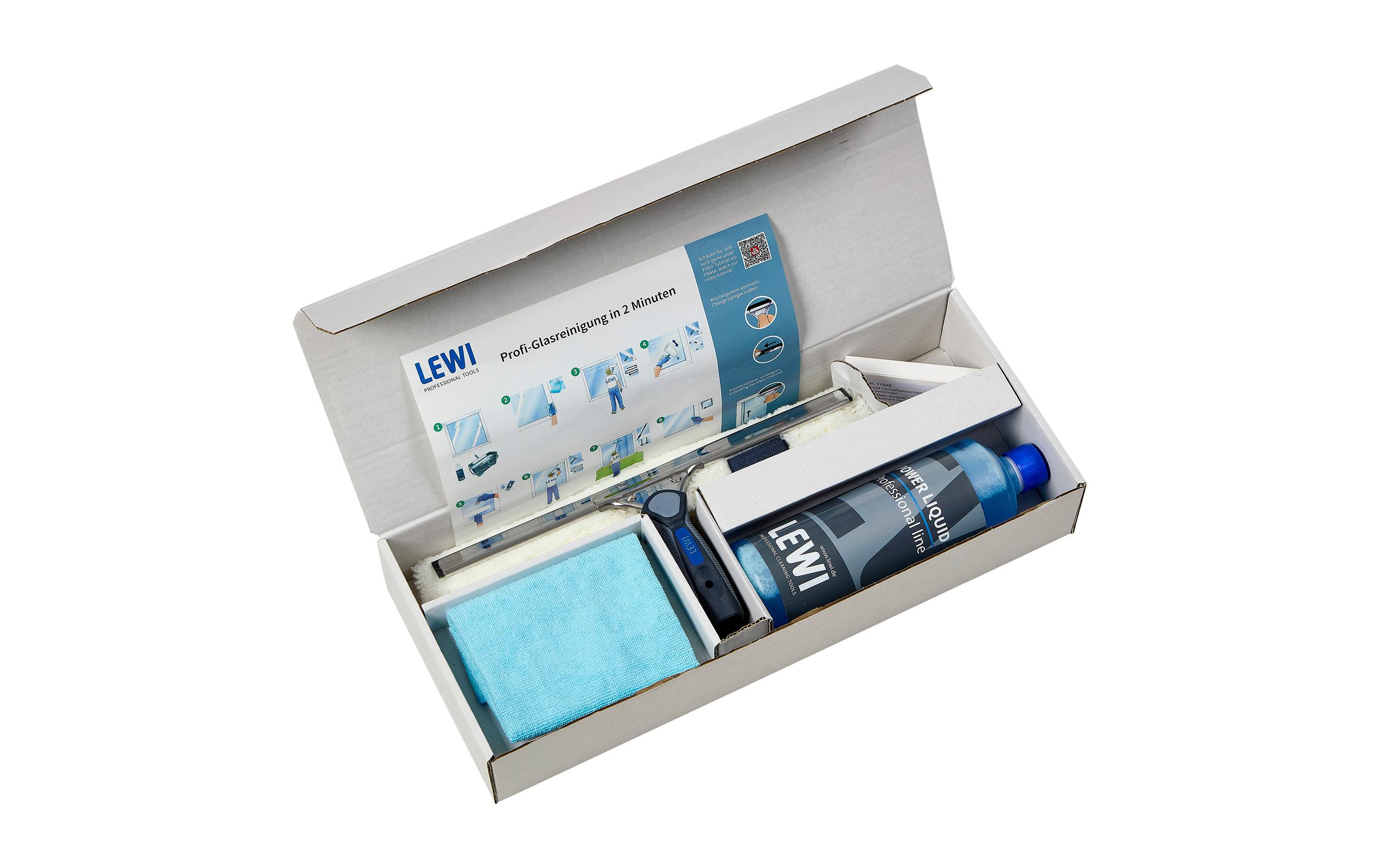 Edi Baur LEWI Fensterreinigungsset 2 Mehrfarbig