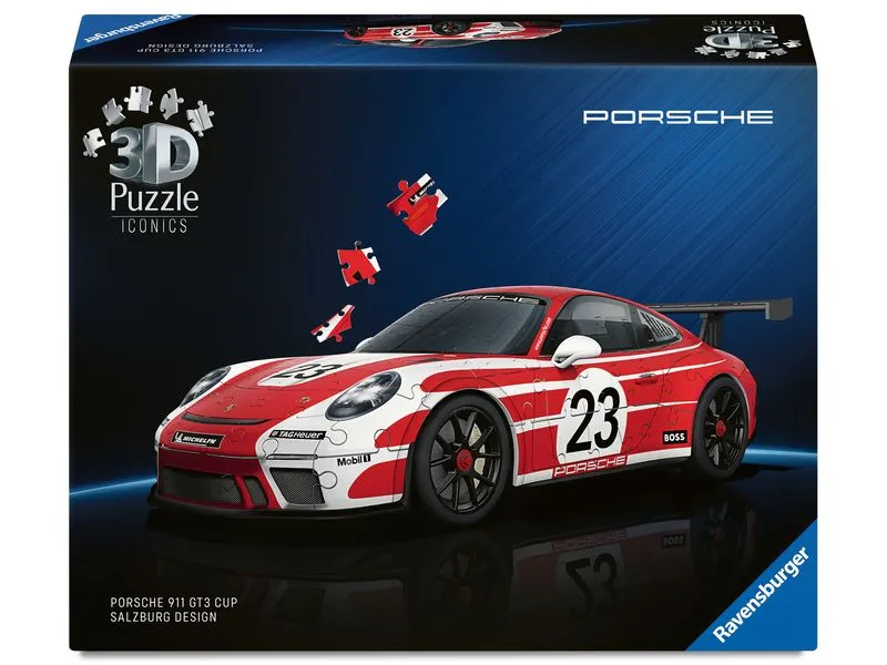 Ravensburger 3D Puzzle Iconics Porsche 911 GT3 Cup