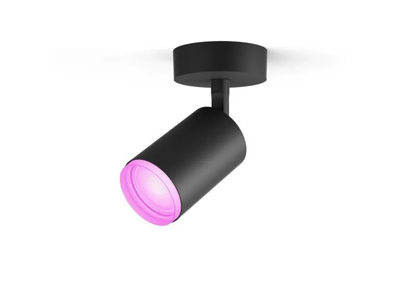 Philips Hue White & Color Ambiance Fugato 1er-Spot Schwarz