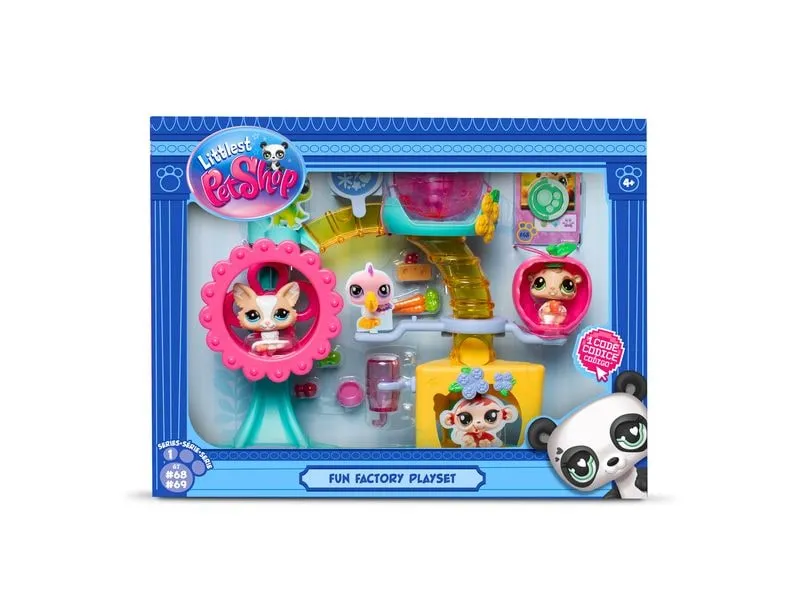 BANDAI Spielfigurenset Littlest Pet Shop Coffret Fun Factory BANDAI Spielfigurenset Littlest Pet Shop Coffret Fun Factory