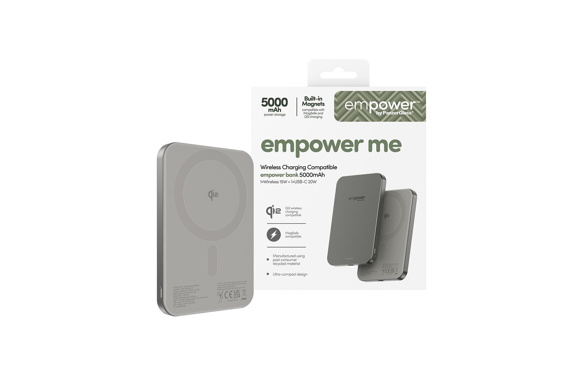 emPower by PanzerGlass Powerbank Titanium 5000 mAh emPower by PanzerGlass Powerbank Titanium 5000 mAh